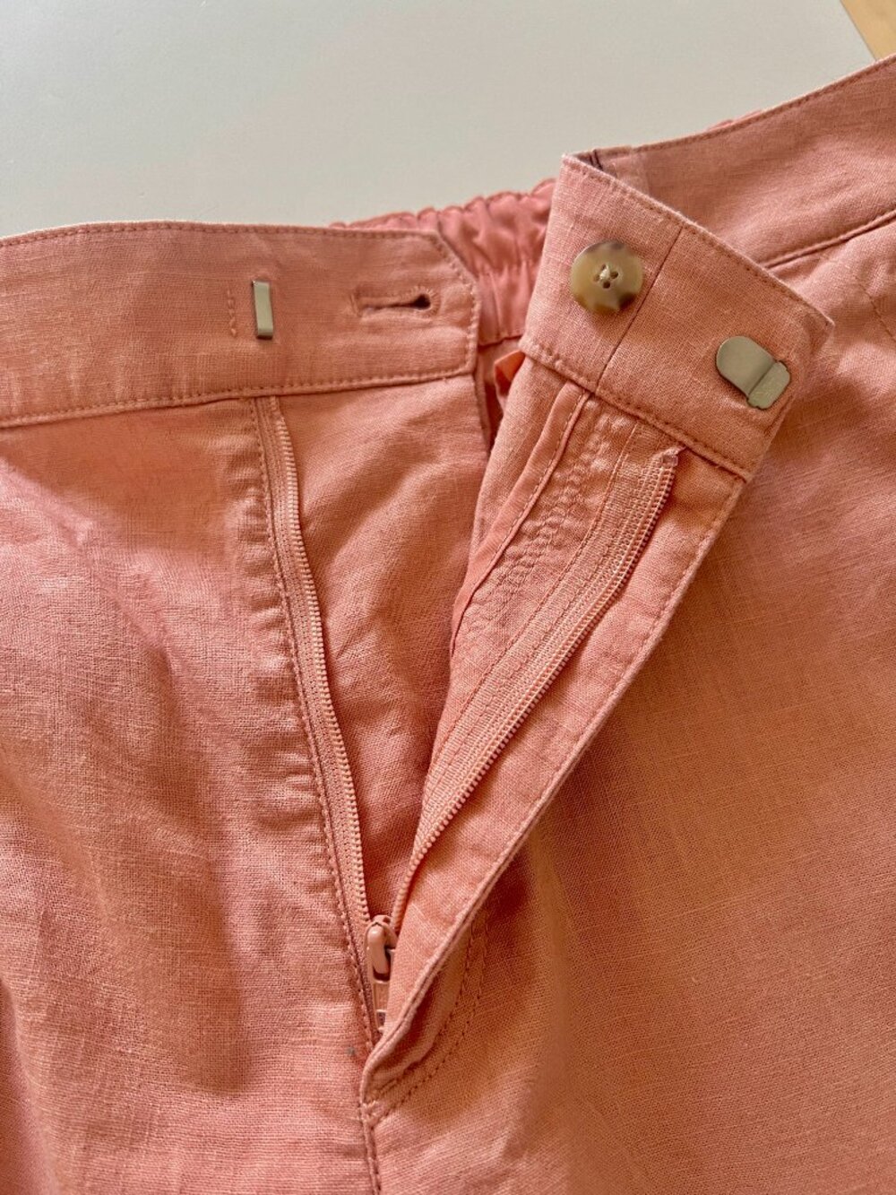 Uniqlo Pink Cropped Wide-Leg Pants - Picture 9 of 10